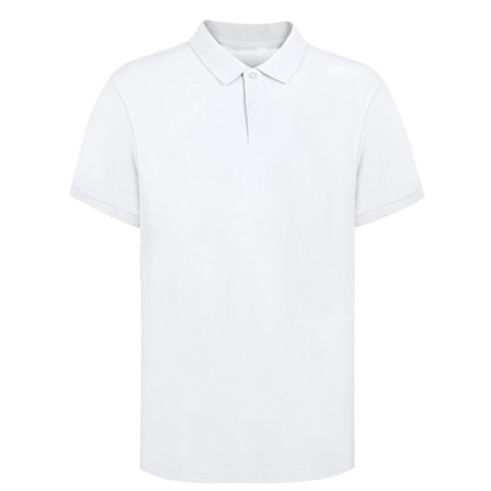 Polo Blanc Confortable et Stylé pour Adulte - Koupan Matières : coton Taille textile : XXL Couleurs : blanc impression haute déf