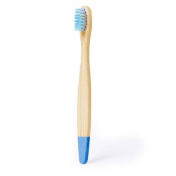 Brosse à Dents Éco-responsable et Personnalisée Amusante - Becu Matières : bambou Couleurs : bleu