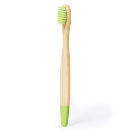 Brosse à Dents Éco-responsable et Personnalisée Amusante - Becu Matières : bambou Couleurs : rouge personnalisable avec votre lo