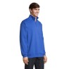 Sweat Zip Col Confortable et Éthique Personnalisé - Conrad Taille textile : S Couleurs : bleu royal goodies personnalisé en stoc