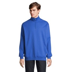 Sweat Zip Col Confortable et Éthique Personnalisé - Conrad Taille textile : XL Couleurs : bleu royal cadeau client original