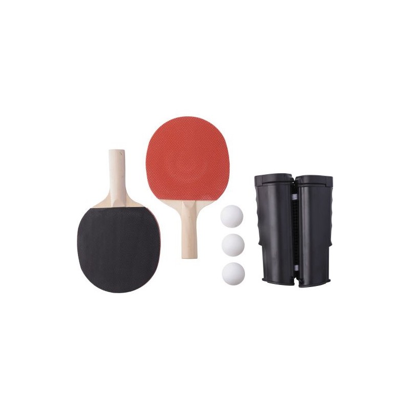 Ensemble de ping-pong personnalisé en ABS - Melinda Matières : ABS Couleurs : noir cadeau entreprise pas cher