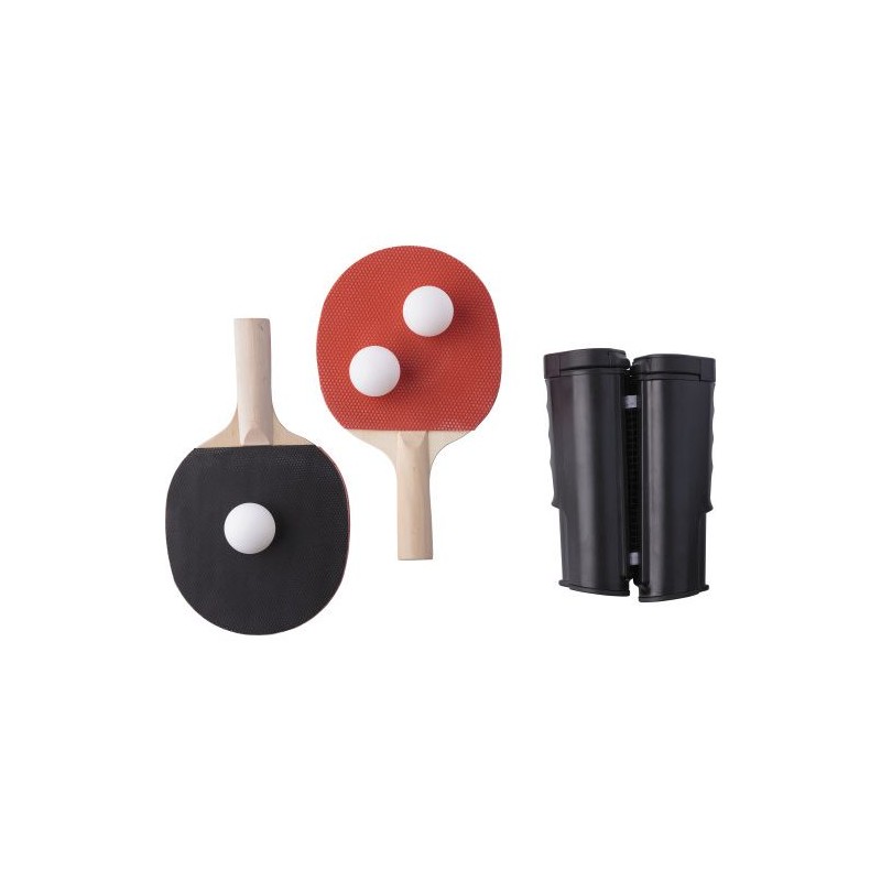 Ensemble de ping-pong personnalisé en ABS - Melinda Matières : ABS Couleurs : noir goodies publicitaire événementiel
