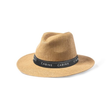 Chapeau publicitaire en Paille de Papier Mulins impression haute définition