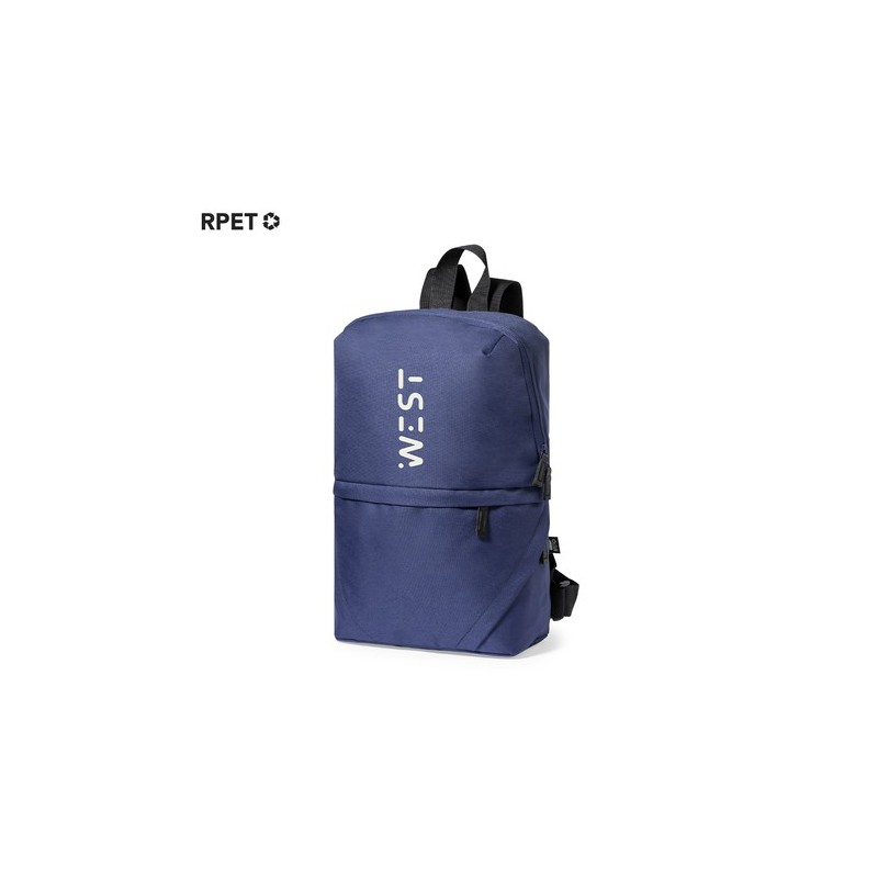Sac à Dos Éco-responsable Personnalisable Bronul Couleurs : gris Matières : polyester recyclé objet promotionnel éco-responsable