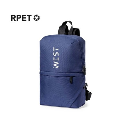 Sac à Dos Éco-responsable Personnalisable Bronul Couleurs : gris Matières : polyester recyclé personnalisation rapide en France