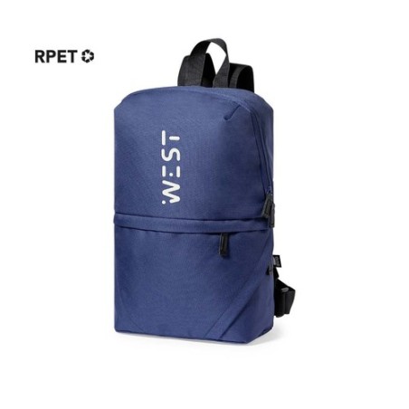 Sac à Dos Éco-responsable Personnalisable Bronul Couleurs : gris Matières : polyester recyclé cadeau client original