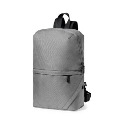 Sac à Dos Éco-responsable Personnalisable Bronul Couleurs : gris Matières : polyester recyclé objet promotionnel éco-responsable