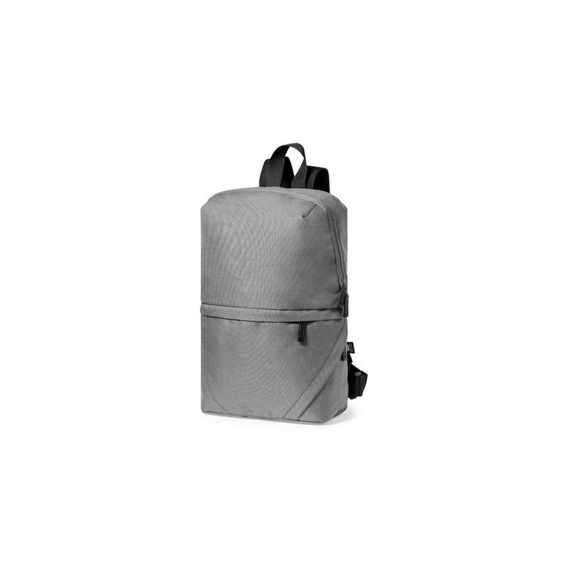 Sac à Dos Éco-responsable Personnalisable Bronul Couleurs : gris Matières : polyester recyclé objet promotionnel éco-responsable