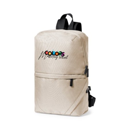 Sac à Dos Éco-responsable Personnalisable Bronul Couleurs : gris Matières : polyester recyclé personnalisation rapide en France