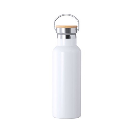 Bidon Thermique Personnalisé Sublimation Ying Matières : bambou Couleurs : blanc