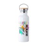 Bidon Thermique Personnalisé Sublimation Ying Matières : bambou Couleurs : blanc goodies publicitaire événementiel