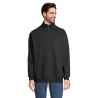 Sweat Zip Col Confortable et Éthique Personnalisé - Conrad Taille textile : 4XL Couleurs : noir personnalisation sur mesure