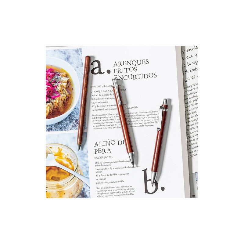 Stylo Carony en Bois Naturel - Personnalisable