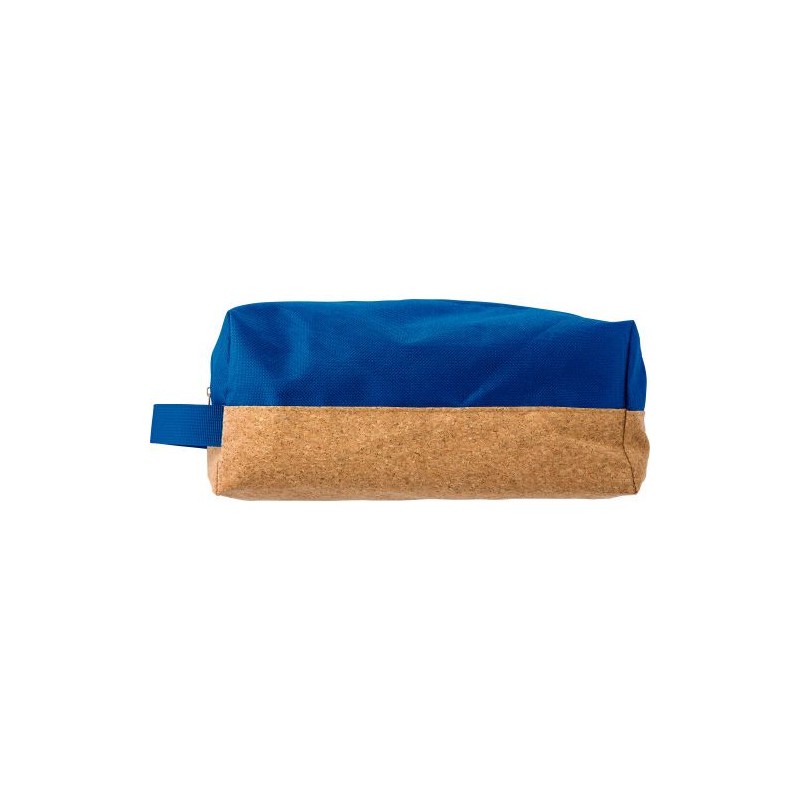 Trousse de toilette  et pratique en polyester - Lynn Matières : liège Couleurs : bleu