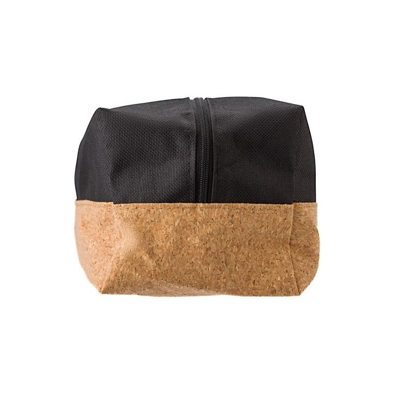 Trousse de toilette  et pratique en polyester - Lynn Matières : liège Couleurs : vert objet promotionnel éco-responsable