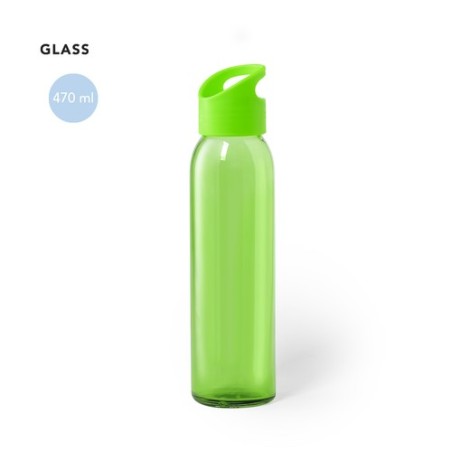 Gourde Personnalisable Éco-responsable et Idéale Tinof Matières : verre Couleurs : noir objet promotionnel éco-responsable