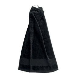 Serviette de golf en coton personnalisée HITOWGO Matières : coton Couleurs : noir