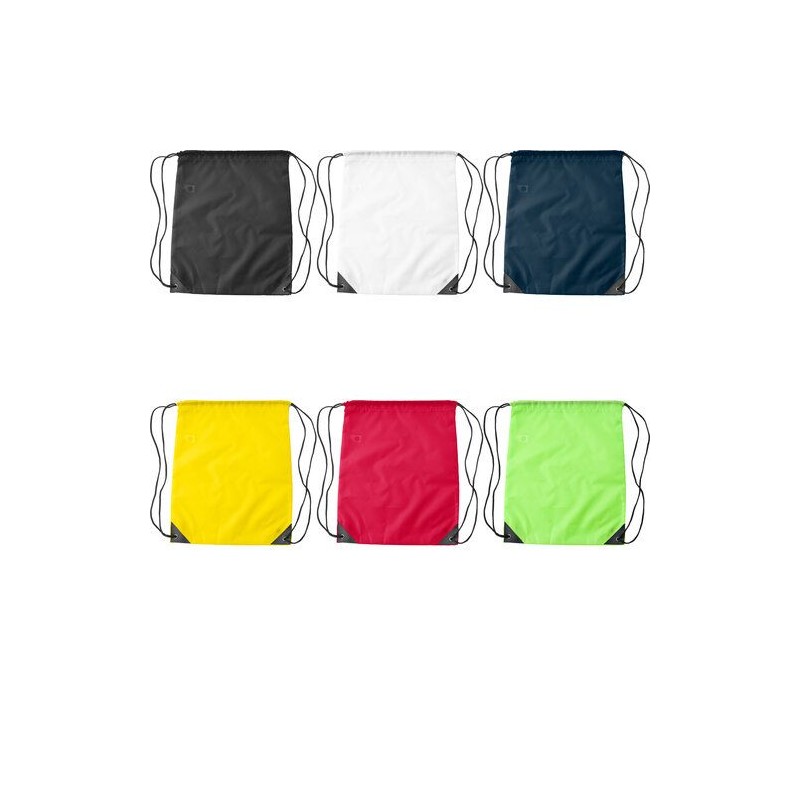 Sac à dos personnalisé en polyester rPET Enrique Matières : polyester Couleurs : jaune livraison express 24h 48h