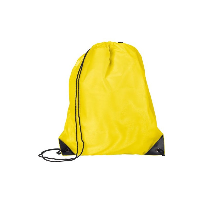 Sac à dos personnalisé en polyester rPET Enrique Matières : polyester Couleurs : jaune cadeau affaires élégant