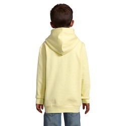 Sweat Capuche Éco-responsable et Stylé pour Enfant - CONDOR KIDS Taille textile : XXL Couleurs : jaune clair accessoire événemen