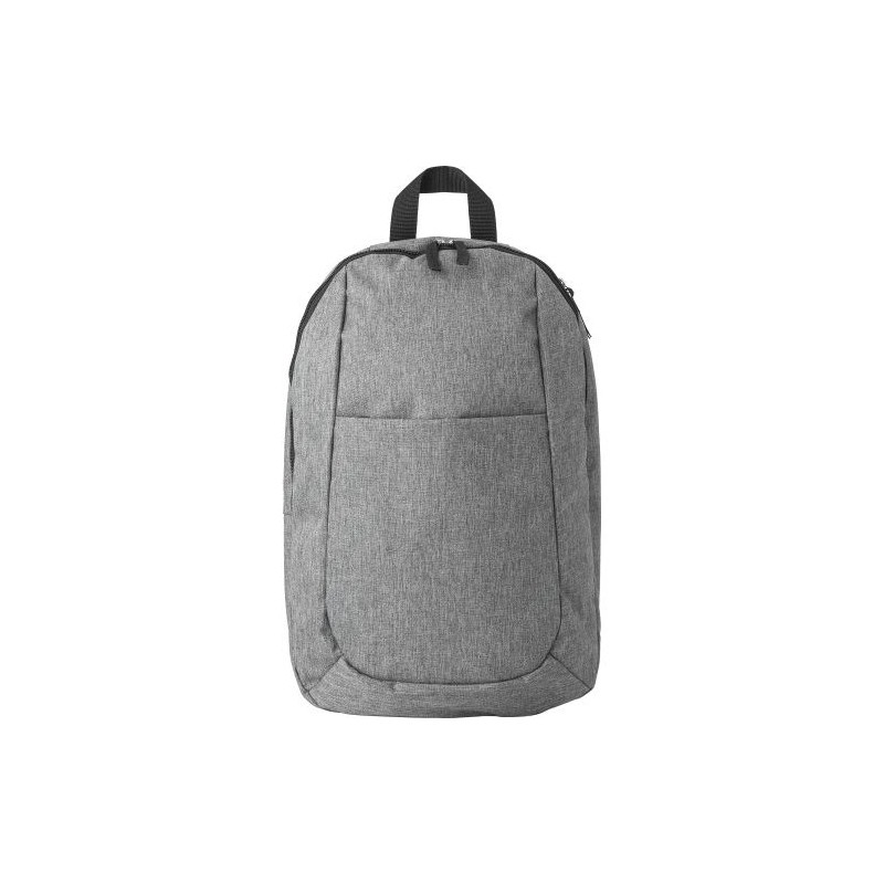 Sac à dos  en polyester personnalisé - Haley Couleurs : gris