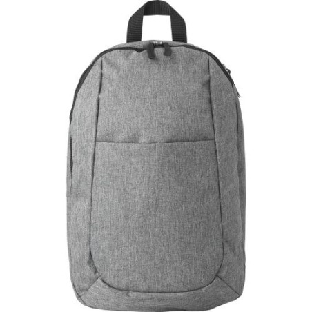 Sac à dos  en polyester personnalisé - Haley Couleurs : gris