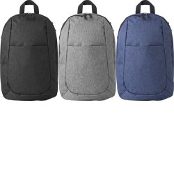 Sac à dos  en polyester personnalisé - Haley Couleurs : gris 2