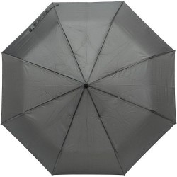 Parapluie pliable personnalisé et publicitaire - Conrad Matières : polyester Couleurs : noir