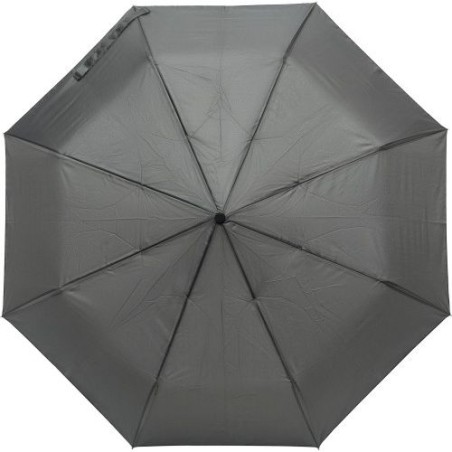 Parapluie pliable personnalisé et publicitaire - Conrad Matières : polyester Couleurs : noir