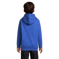 Sweat Capuche Éco-responsable et Stylé pour Enfant - CONDOR KIDS Taille textile : 3XL Couleurs : bleu royal cadeau client origin