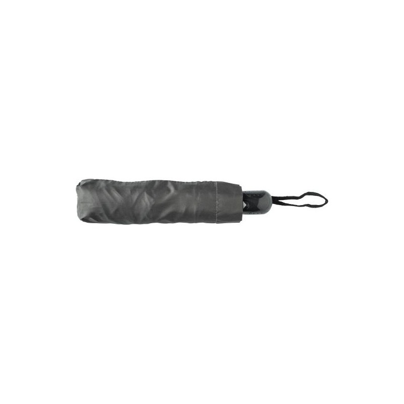 Parapluie pliable personnalisé et publicitaire - Conrad Matières : polyester Couleurs : noir cadeau collaborateur premium