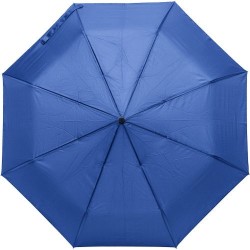 Parapluie pliable personnalisé et publicitaire - Conrad Matières : polyester Couleurs : bleu cadeau entreprise pas cher
