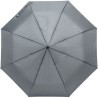Parapluie pliable personnalisé et publicitaire - Conrad Matières : polyester Couleurs : gris personnalisable avec votre logo