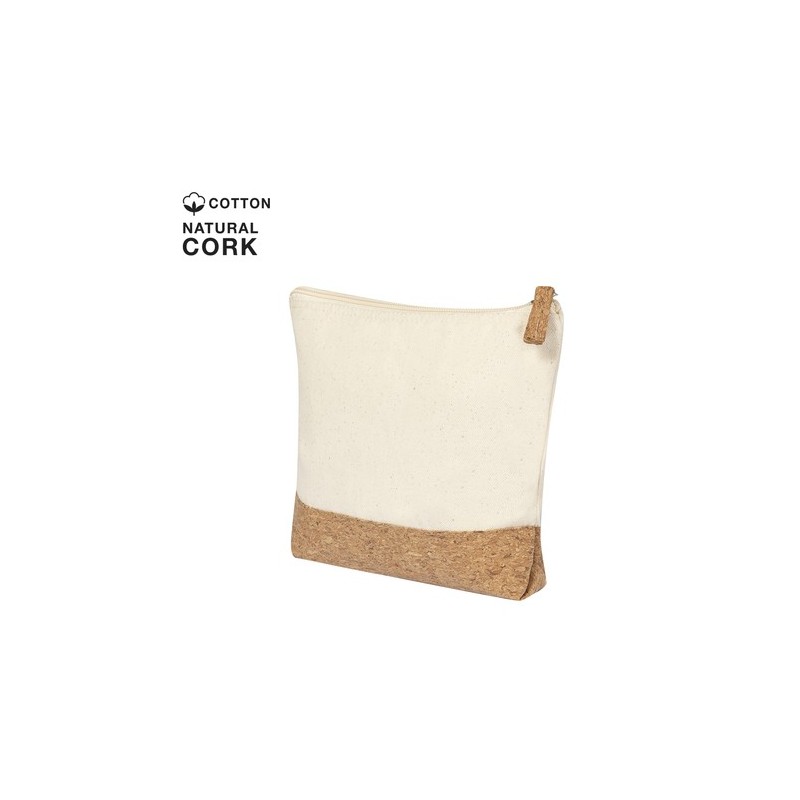 Nécessaire Trousse de Toilette Personnalisable Subrum Matières : liège Couleurs : naturel personnalisable avec votre logo