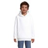 Sweat Capuche Éco-responsable et Stylé pour Enfant - CONDOR KIDS Taille textile : 4XL Couleurs : blanc cadeau client original