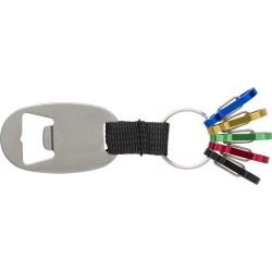 Porte-clés personnalisé en aluminium avec décapsuleur - Courtney 2