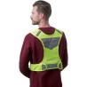 Gilet réfléchissant personnalisé en maille - Minna Matières : nylon Couleurs : jaune goodies publicitaire événementiel