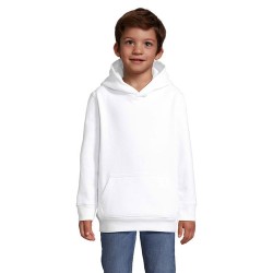 Sweat Capuche Éco-responsable et Stylé pour Enfant - CONDOR KIDS Taille textile : XL Couleurs : blanc goodies personnalisé en st