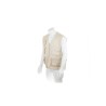 Gilet personnalisé unique reporter soviétique Matières : coton Taille textile : L Couleurs : beige marquage laser ultra précis