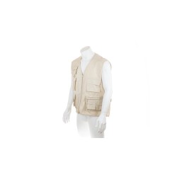 Gilet personnalisé unique reporter soviétique Matières : coton Taille textile : L Couleurs : bleu marine personnalisation sur me