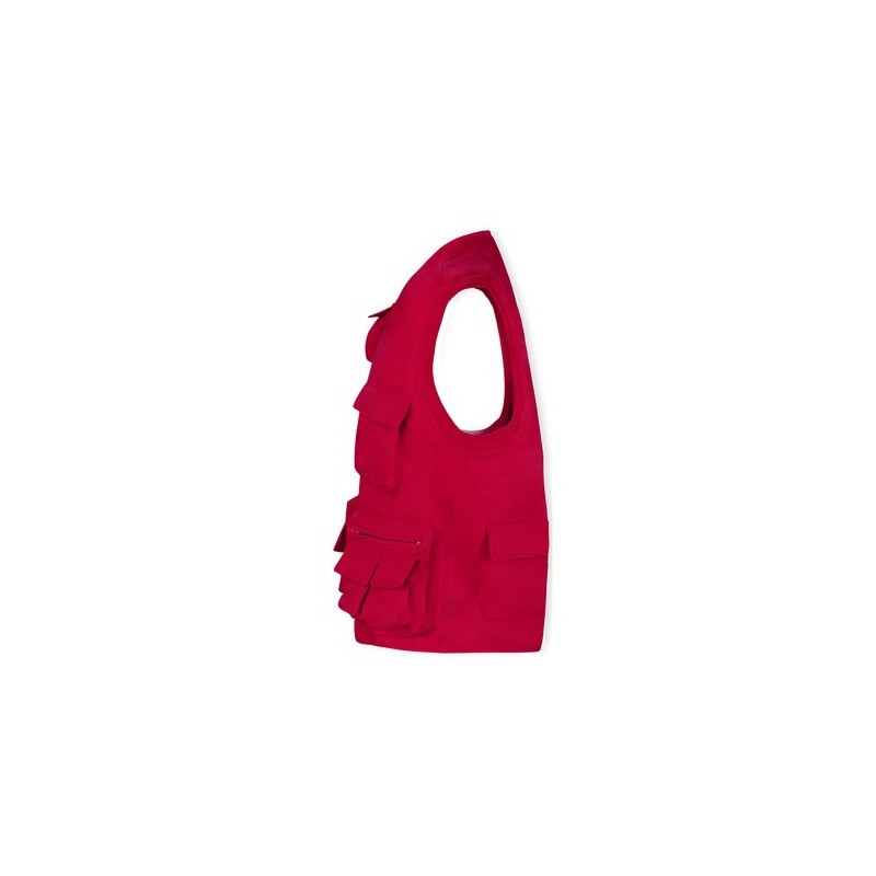 Gilet personnalisé unique reporter soviétique Matières : coton Taille textile : XL Couleurs : bleu marine marquage laser ultra p
