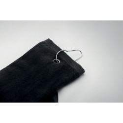 Serviette de golf en coton personnalisée HITOWGO Matières : coton Couleurs : noir impression haute définition