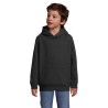 Sweat Capuche Éco-responsable et Stylé pour Enfant - CONDOR KIDS Taille textile : L Couleurs : noir personnalisable avec votre l