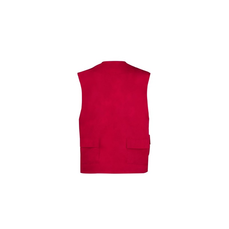 Gilet personnalisé unique reporter soviétique Matières : coton Taille textile : XXL Couleurs : beige impression logo haute quali