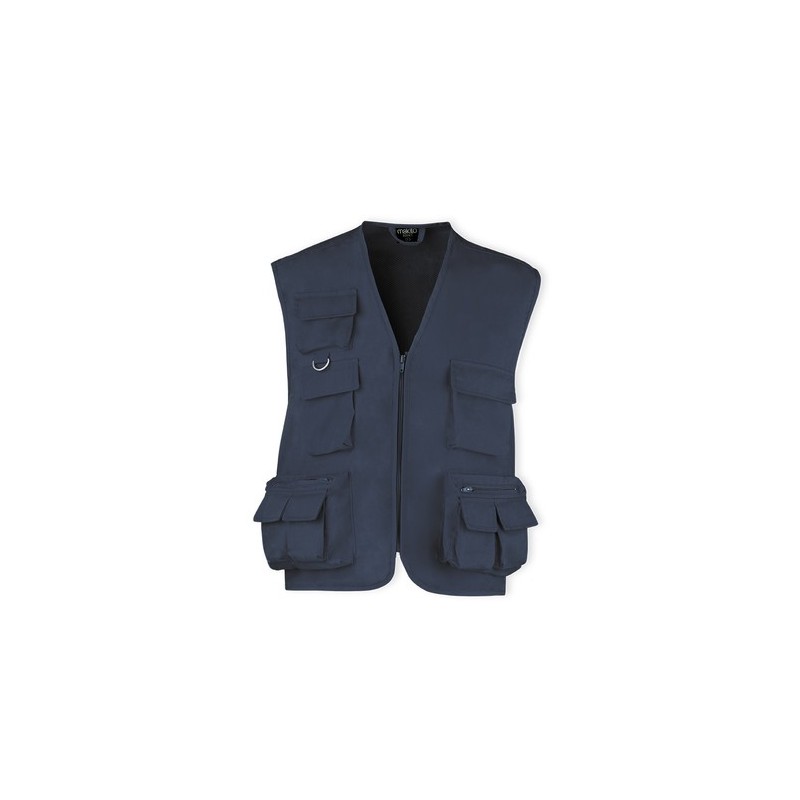 Gilet personnalisé unique reporter soviétique Matières : coton Taille textile : XXL Couleurs : beige goodies personnalisé en sto