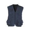 Gilet personnalisé unique reporter soviétique Matières : coton Taille textile : XXL Couleurs : bleu marine objet promotionnel éc