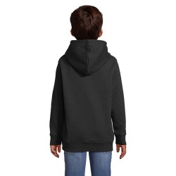 Sweat Capuche Éco-responsable et Stylé pour Enfant - CONDOR KIDS Taille textile : L Couleurs : noir objet promotionnel éco-respo