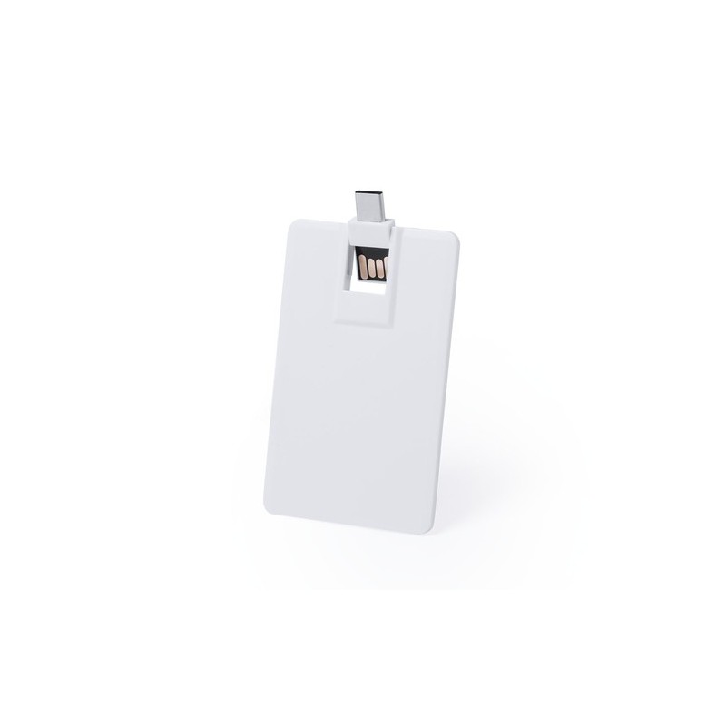 Clé USB Personnalisée 16Go Éco-responsable - Milen Couleurs : blanc
