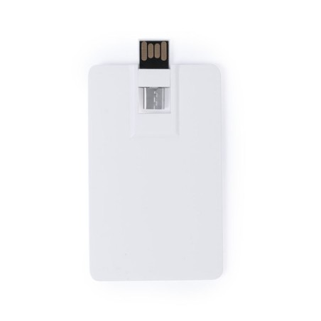 Clé USB Personnalisée 16Go Éco-responsable - Milen Couleurs : blanc personnalisable avec votre logo
